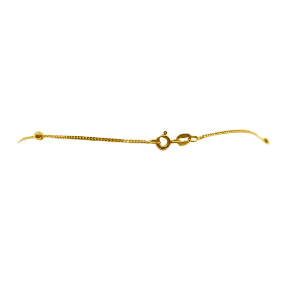 Lant Aur 14K, tip cocktail cu 5 bilute, Model Bobble, 50 cm - 3 | YEO