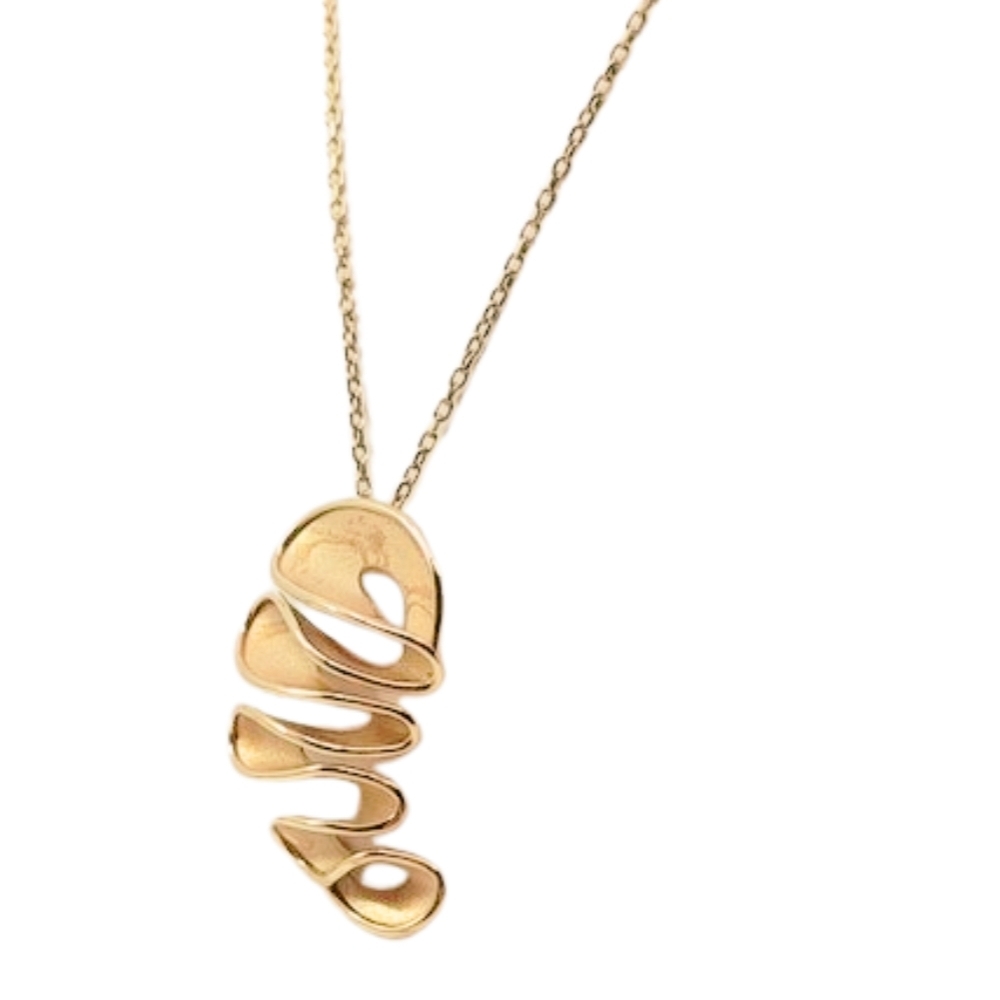 Colier cu Pandantiv Special Rasucit din Aur 18K Colectia Addicted by Palido - 1 | YEO