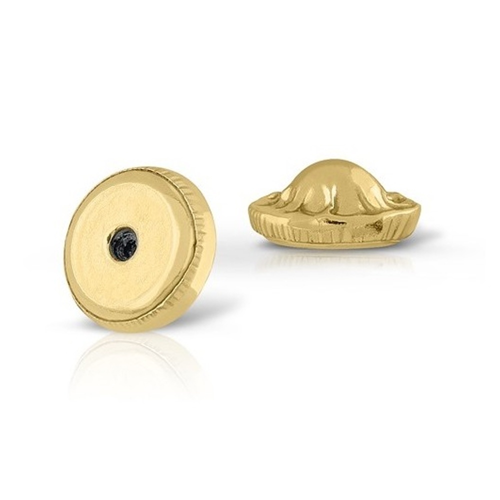 Cercei din Aur 14K pentru Copii, model Albina Email, inchidere cu Filet si Protectie - 2 | YEO