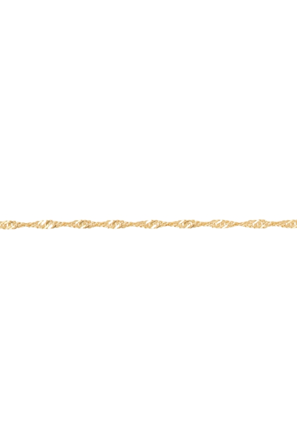 Lant din Aur 14K model Singapore – 45 cm