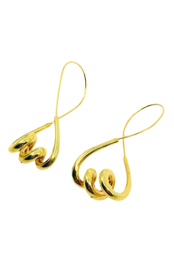Cercei Spirala din Aur 14K