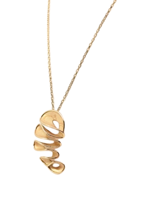 Colier cu Pandantiv Special Rasucit din Aur 18K – Colectia Addicted by Palido