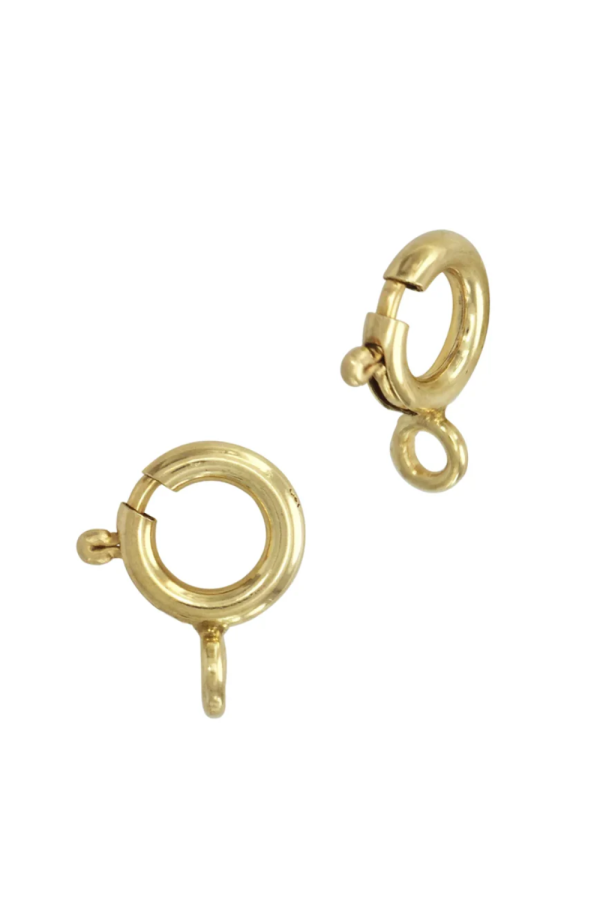 Inchizatoare rotunda Aur 14K, 4.0mm, cu za inchisa
