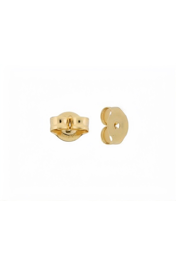 Inchizatoare din Aur 14K pentru Cercei, tip Fluturas, 4mm, pentru Tija 0.66–0.76mm