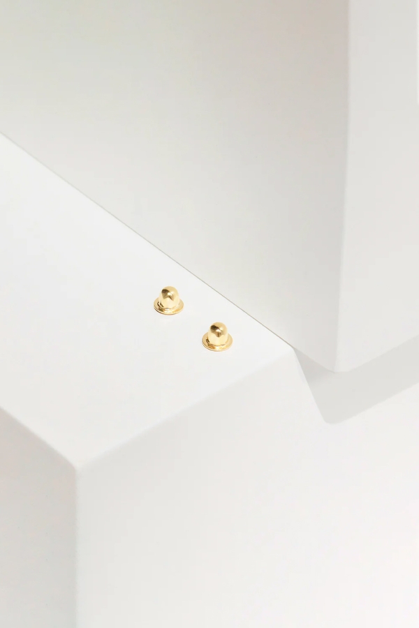 Capacel inchidere Cercei, cu Filet si Protectie, din Aur 14K
