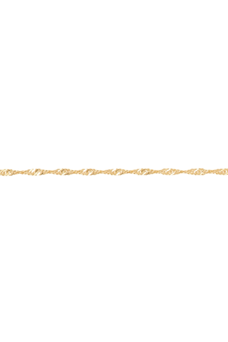 Lant din Aur 14K model Singapore – 45 cm