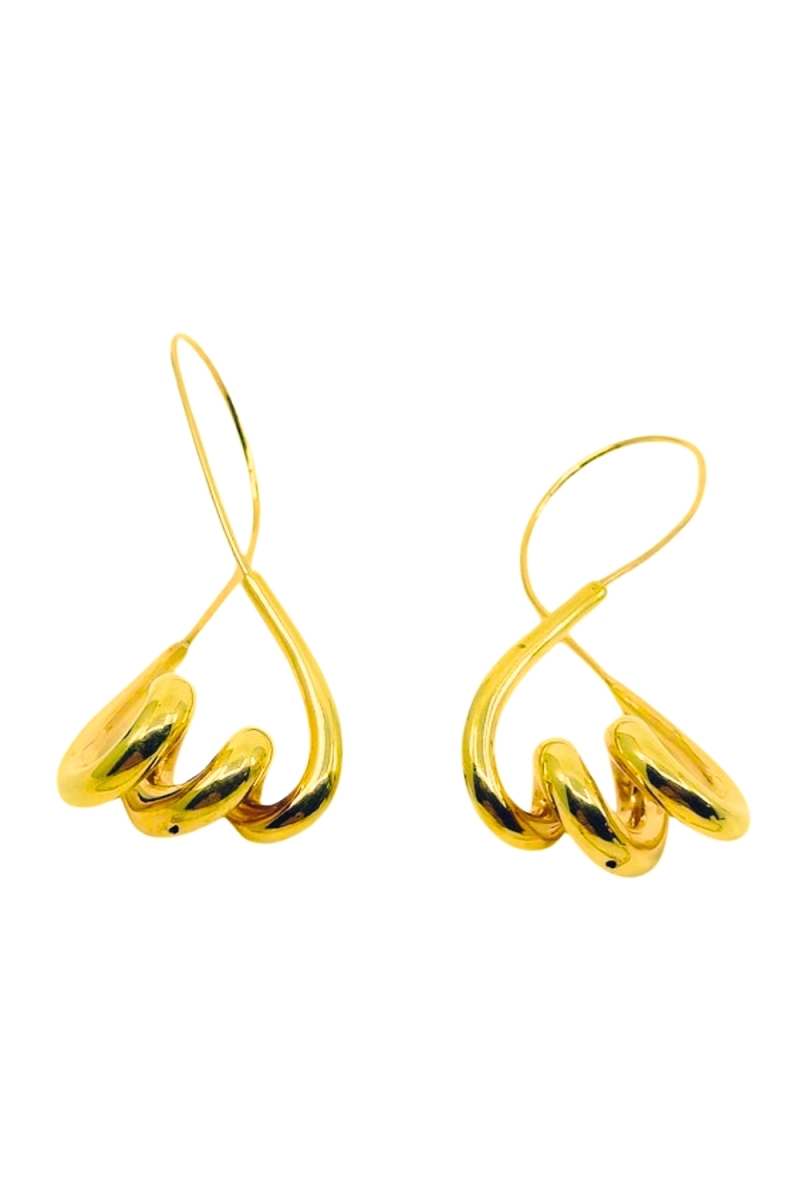 Cercei Spirala din Aur 14K